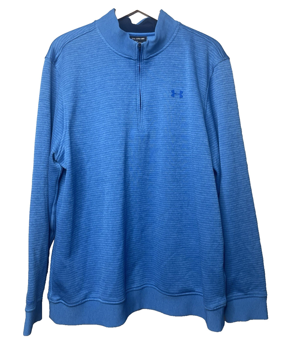 Under Armour ColdGear 1/4 Zip Pullover Blue Men’s XXL Loose Fit